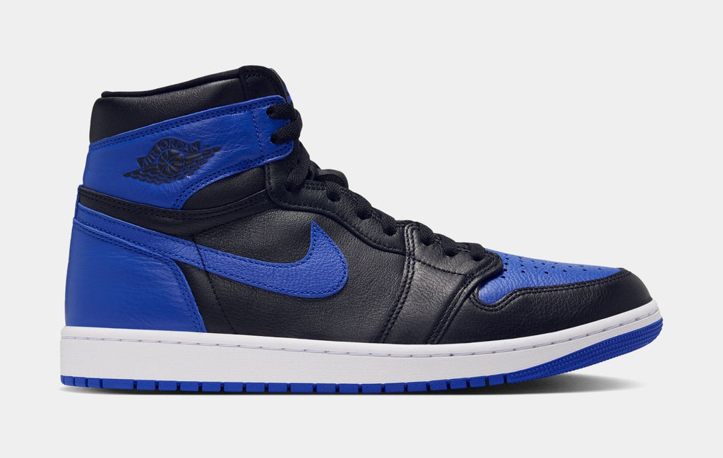 Air Jordan 1 Retro High OG Royal Mens Lifestyle Shoes (Black/Game Royal/White) Free Shipping