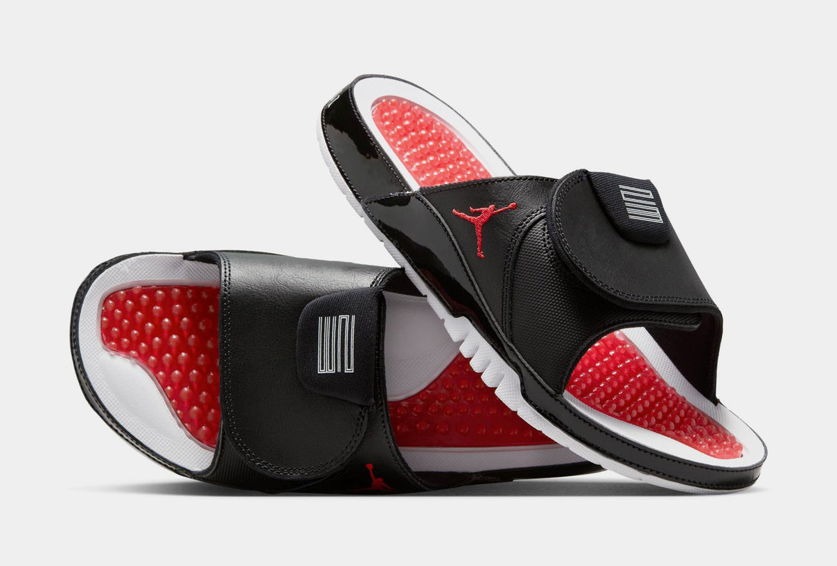 Hydro XI Retro Slides Mens Sandals (Black/White/Gym Red)