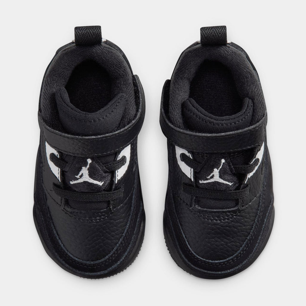 Spizike Low Infant Toddler Basketball Shoes (Black/White/White/Anthracite)