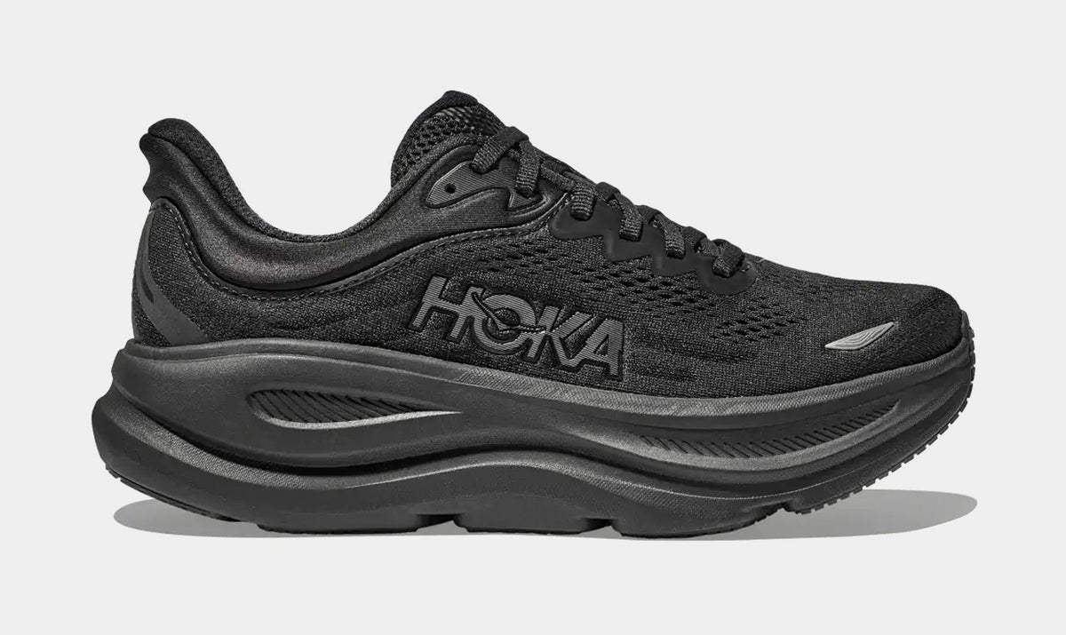 Bondi 9 Mens Running Shoes (Black/Black)