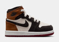 Air Jordan 1 Retro High OG Love Letter Infant Toddler Lifestyle Shoes (Shadow Brown/Team Red/Light British Tan) Free Shipping