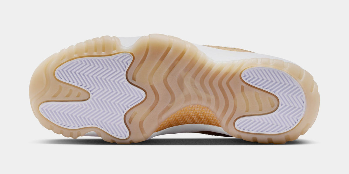 Air Jordan 11 Retro Low Mothers Day Womens Lifestyle Shoes (White/Metallic Gold/Team Gold) Free Shipping