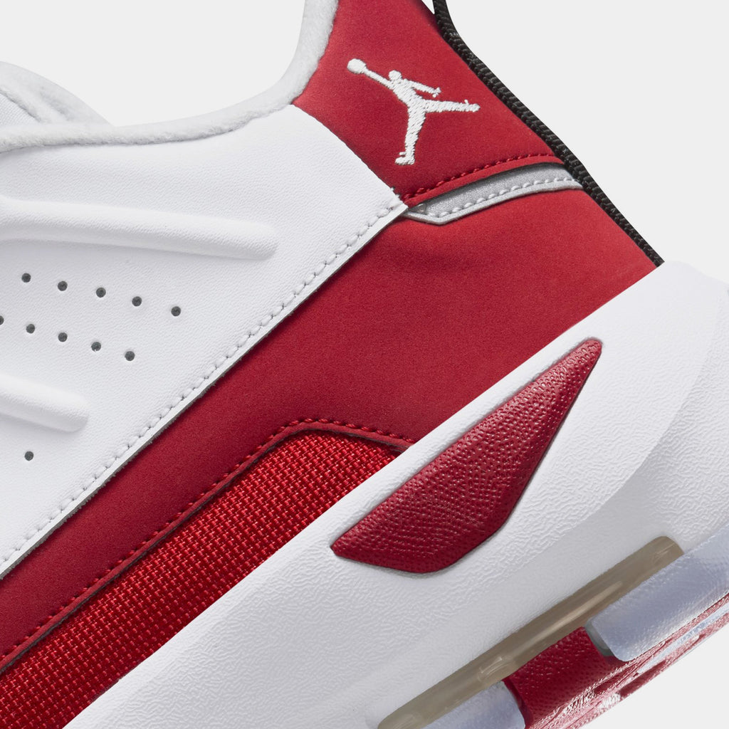 Max Aura 7 Mens Basketball Shoes (White/Gym Red/Black/White)