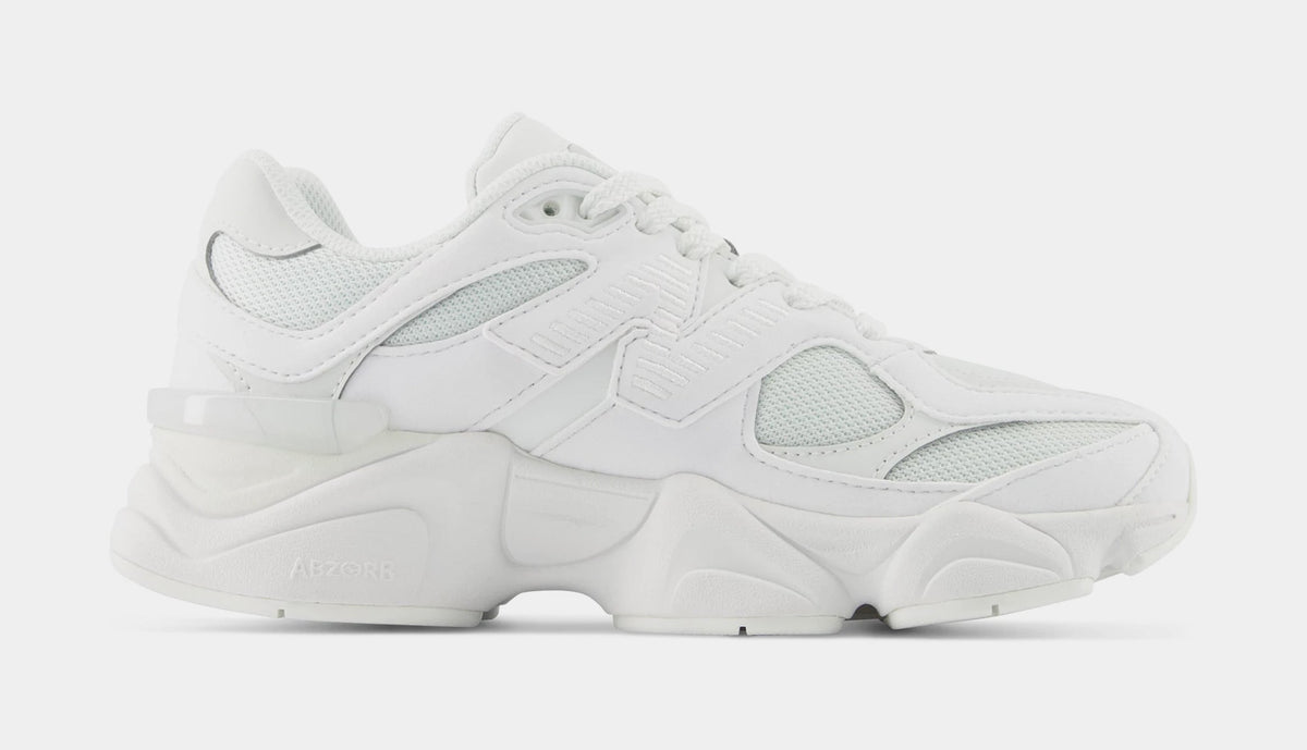9060 Grade School Lifestyle Shoes (White/Reflection)