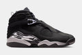 Air Jordan 8 Retro Chrome Black And Light Graphite Mens Lifestyle Shoes (Black/White/Light Graphite) Free Shipping