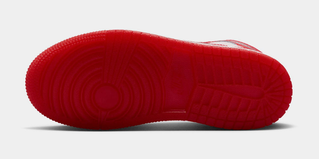 Air Jordan 1 Retro High OG Nails and Grails Preschool Lifestyle Shoes (University Red/Metallic Silver) Free Shipping