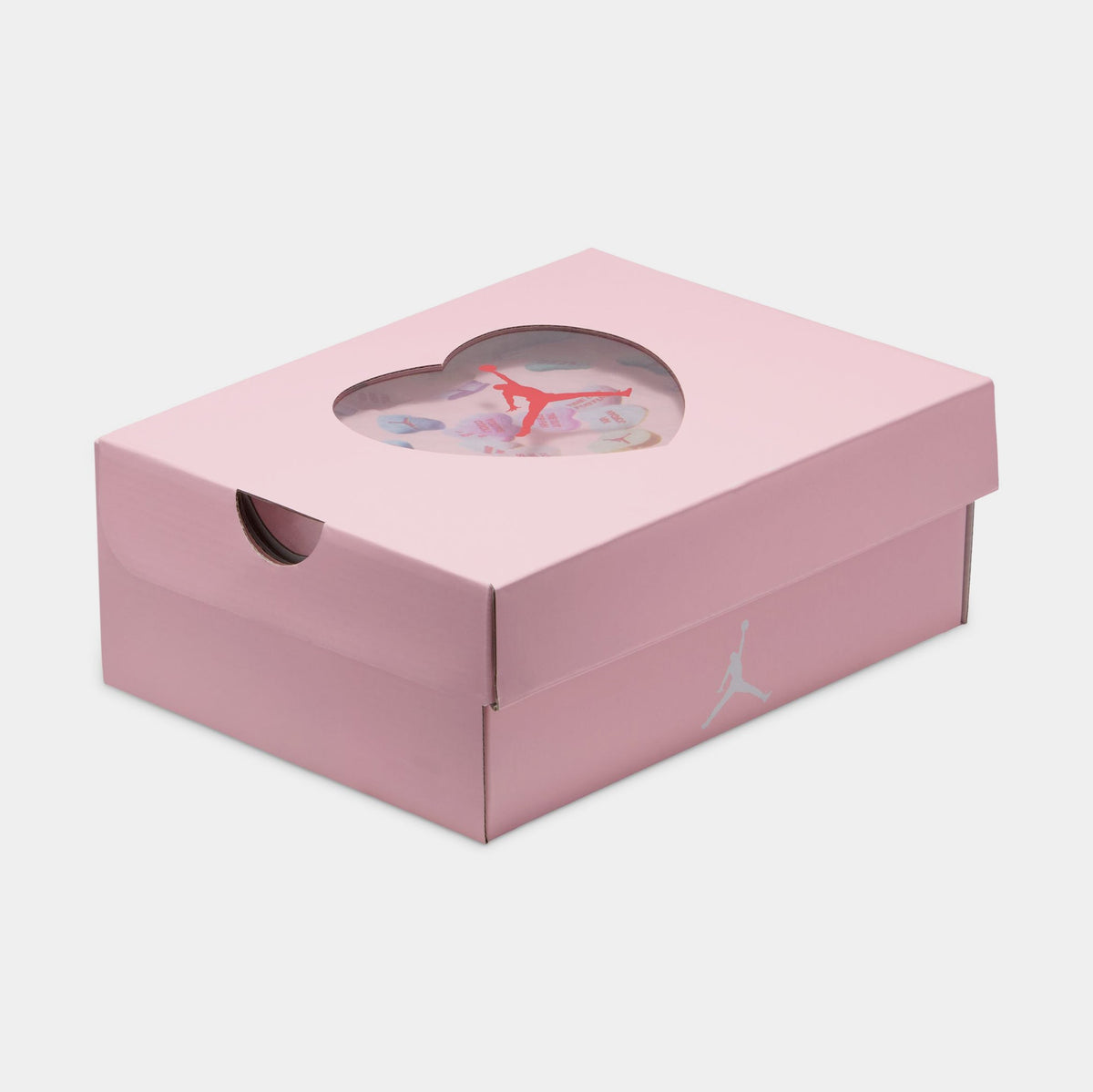 Air Jordan 4 Retro Medium Soft Pink Preschool Lifestyle Shoes (White/Medium Soft Pink/Half Blue)