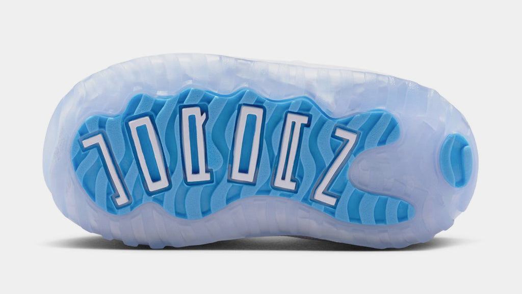 Air Jordan 11 Retro Low University Blue Infant Toddler Lifestyle Shoes (White/University Blue/Black) Free Shipping