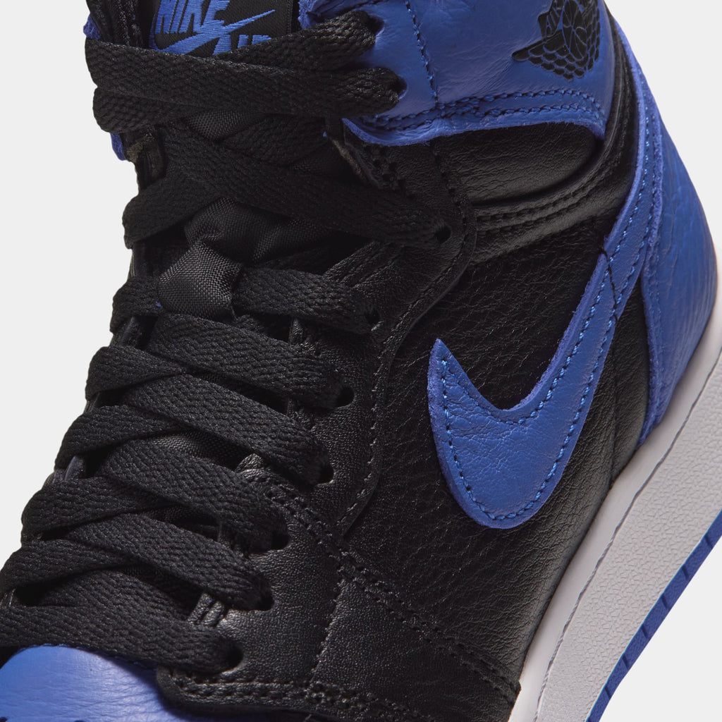Air Jordan 1 Retro High OG Royal Grade School Lifestyle Shoes (Black/Game Royal/White) Free Shipping