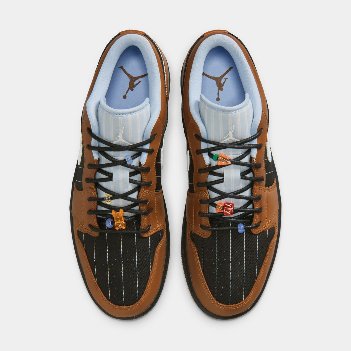 Air Jordan 1 Low SE Mens Lifestyle Shoes (Black/Sail/Black/Light British Tan)