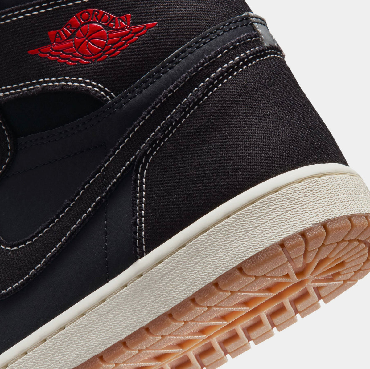 Air Jordan 1 Retro High OG Flight Club Mens Lifestyle Shoes (Black/Sail/Gum Medium Brown/University Red)