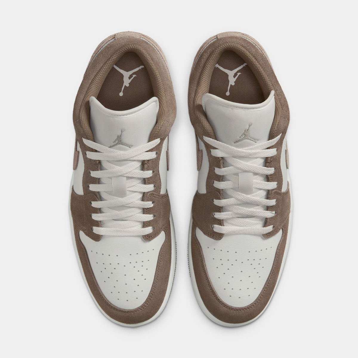 Air Jordan 1 Low Mens Lifestyle Shoes (Olive Grey/Summit White/Pale Ivory/Enigma Stone)