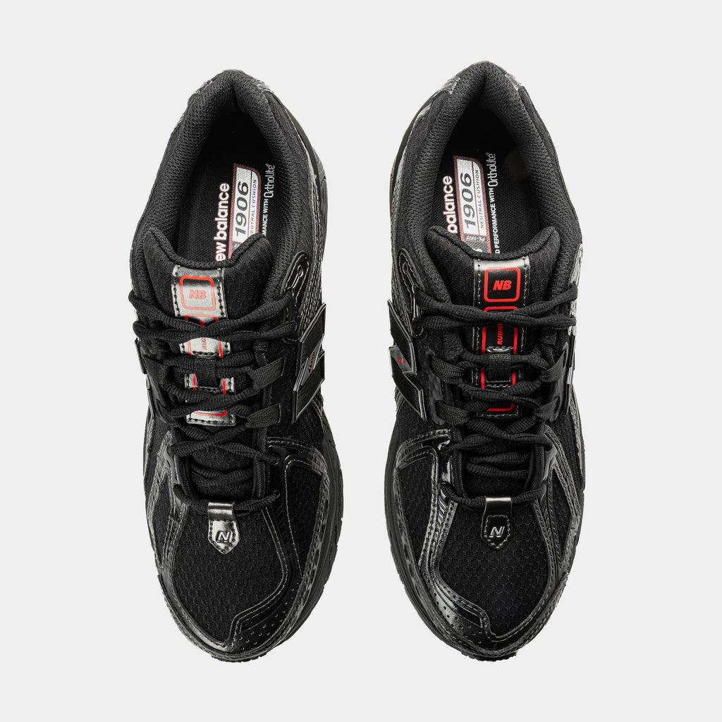 Shoe Palace Exclusive x New Balance 1906 Mens Running Shoes (Black/Red)