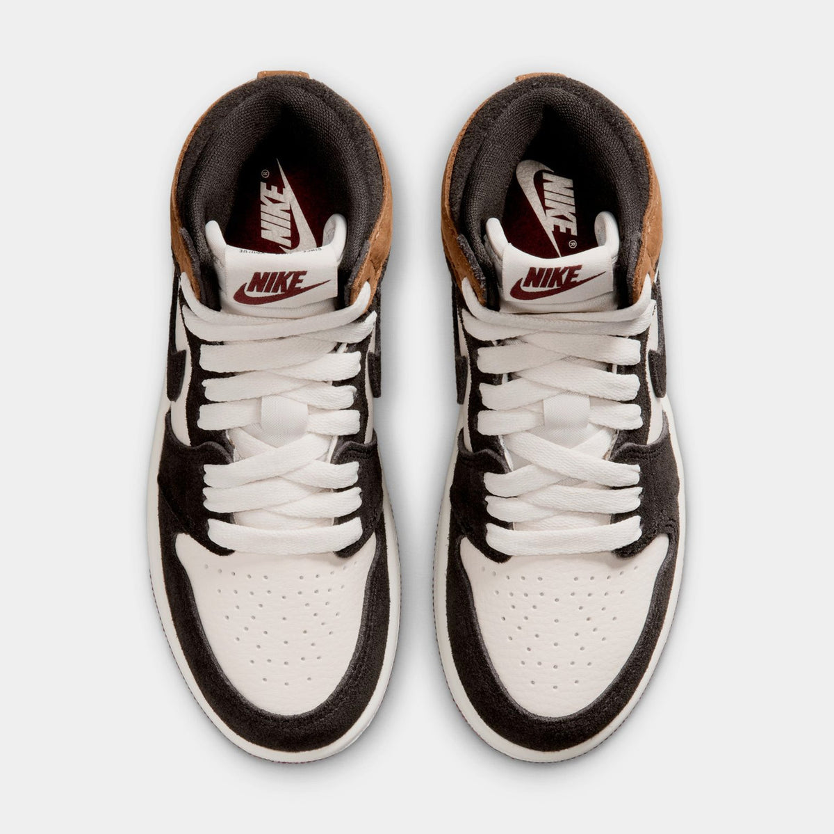 Air Jordan 1 Retro High OG Love Letter Preschool Lifestyle Shoes (Shadow Brown/Team Red/Light British Tan) Free Shipping