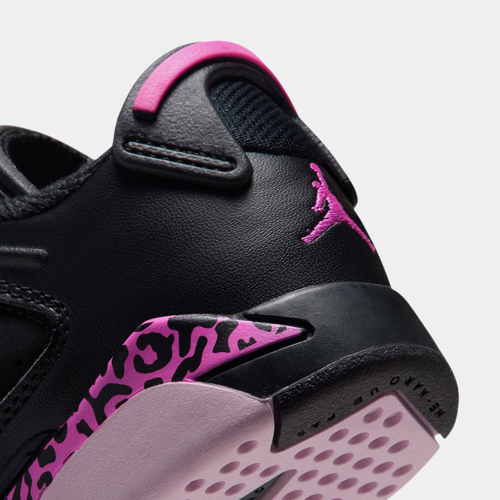 Air Jordan 6 Retro Fearless Preschool Lifestyle Shoes (Black/Laser Fushia/Pink Foam)