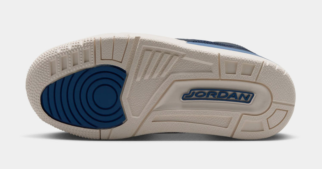 Air Jordan 3 Retro Sport Renaissance Preschool Lifestyle Shoes (Obsidian/Chalk/Track Red) Free Shipping