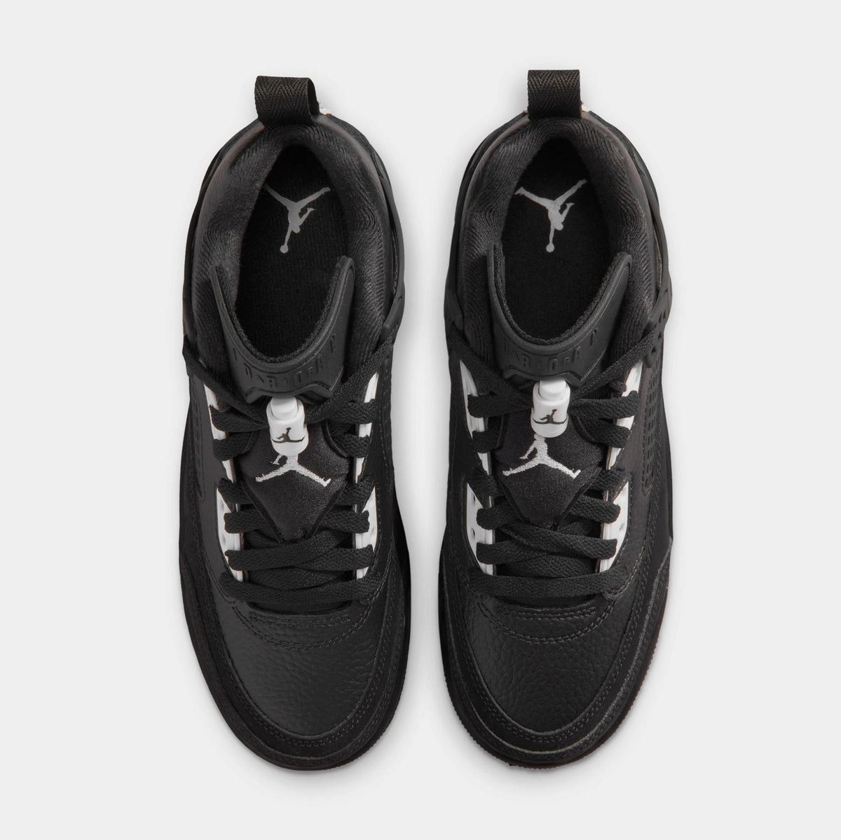 Spizike Low Grade School Basketball Shoes (Black/White/White/Anthracite)