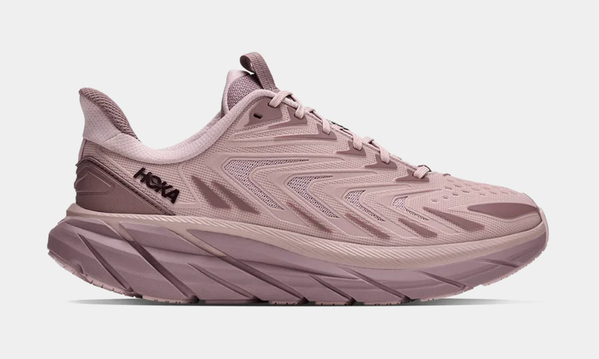 Clifton UTL Womens Running Shoes (Pink Opal/Deep Mauve)