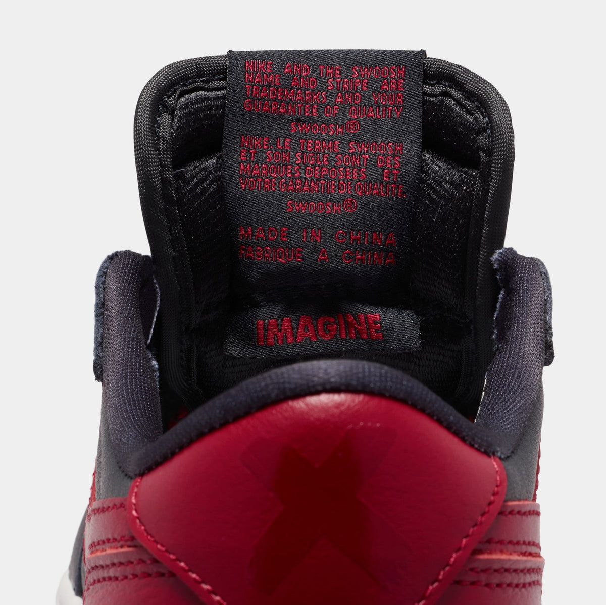 Air Jordan 1 Retro Low OG Banned Grade School Lifestyle Shoes (Black/Black/Varsity Red/Summit White)