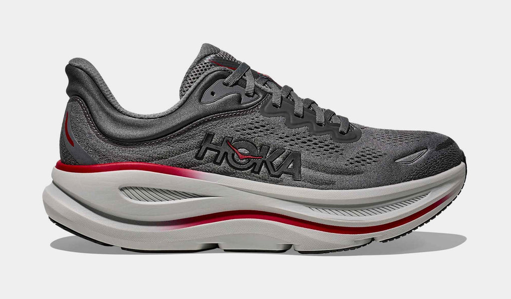 Bondi 9 Mens Running Shoes (Satellite Grey/Outer Orbit)