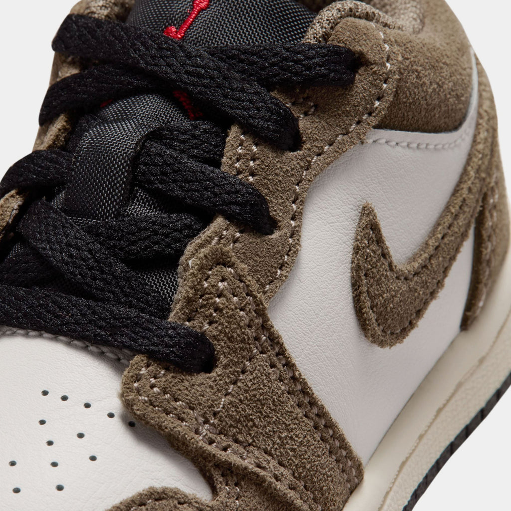Air Jordan 1 Low Palomino Infant Toddler Lifestyle Shoes (Palomino/Black/Phantom/Sail)