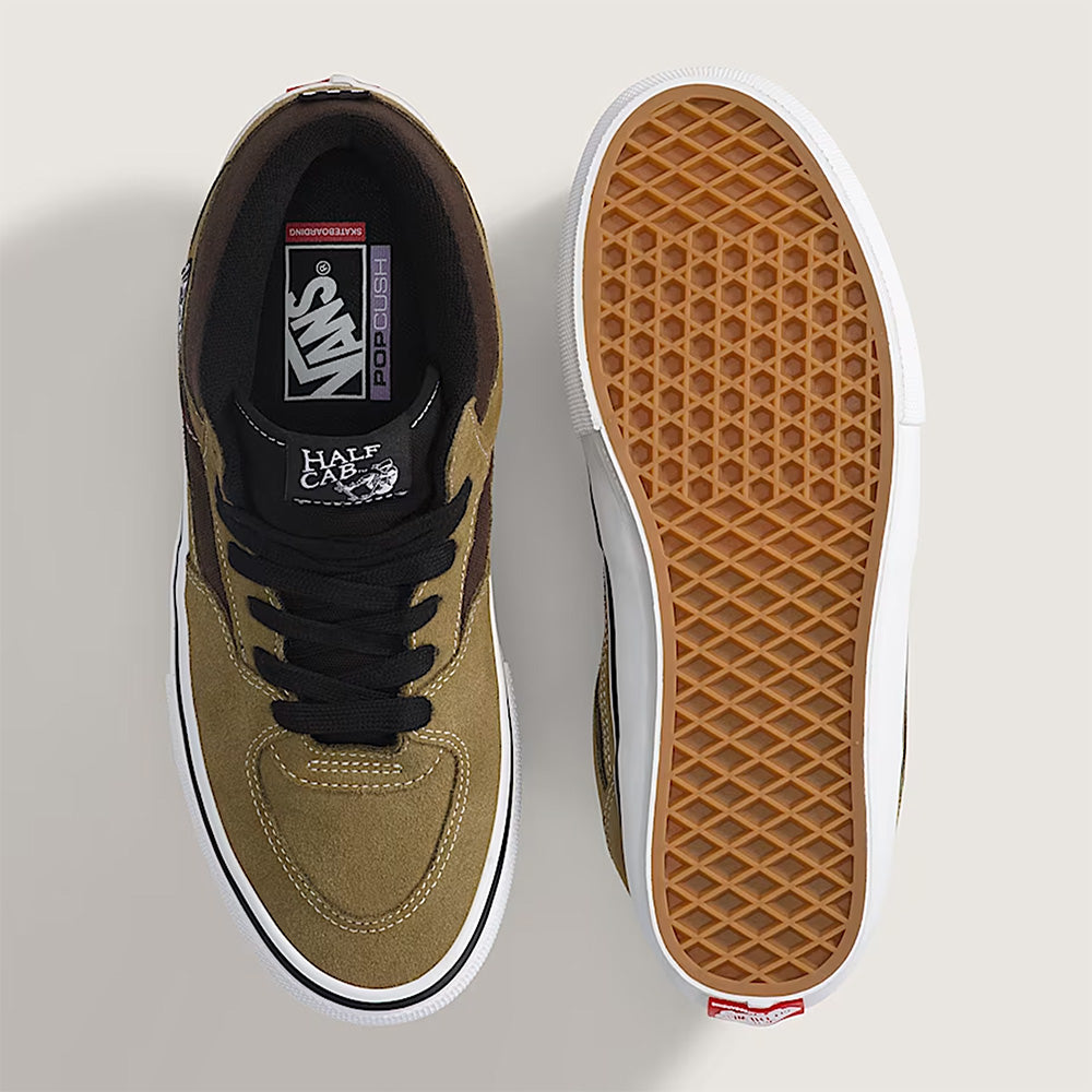 VANS SKATE HALF CAB OLIVE BROWN