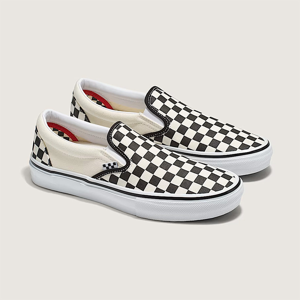 VANS SKATE SLIP-ON CHECKERBOARD BLACK / OFF WHITE